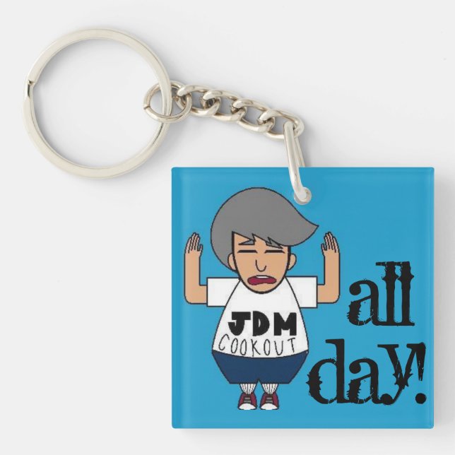 JDM-Cookout: "Därför så USDM?", Nyckelring (Framsidan)