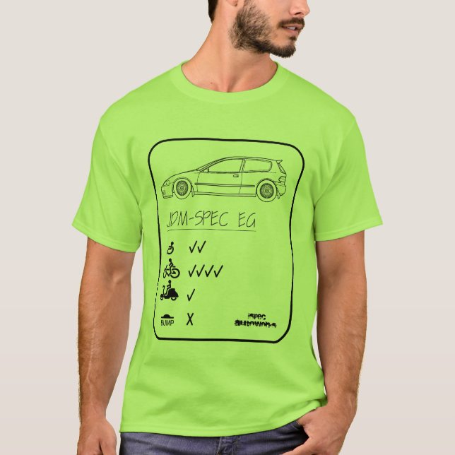 JDM EG. TEE SHIRT (Framsida)