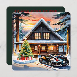 JDM Joyride: A God jul Hälsning Julkort