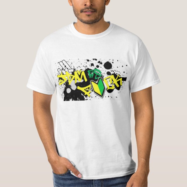 JDM långt T-shirt (Framsida)
