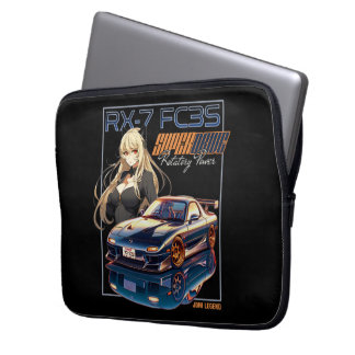 JDM LEGEND Rotationseffekt RX-7 FC3S Laptop Fodral