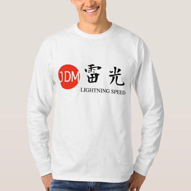 JDM Lightning speed T Shirt (Framsida)