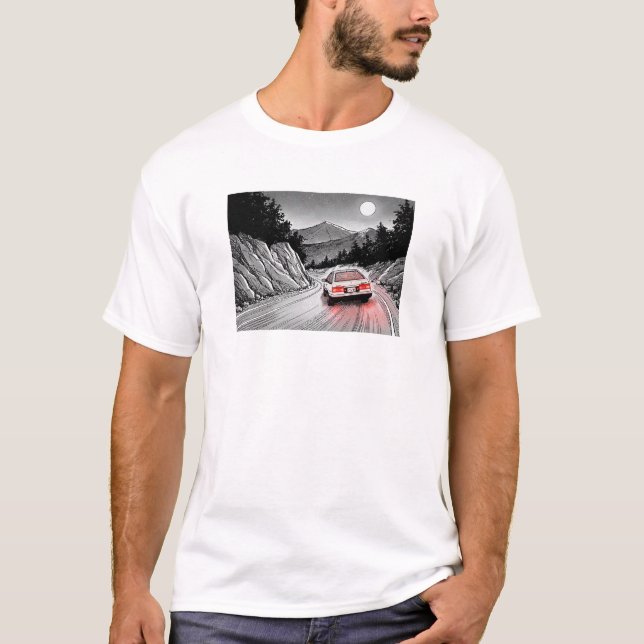 JDM Panda Manga-stil Mountain Drift T Shirt (Framsida)