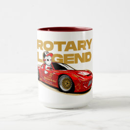 JDM RED ROTARY DRIFT LEGEND MUGG