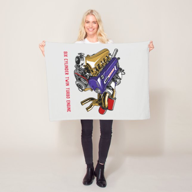 JDM SIX-CYLINDER TURBO-MOTORN FLEECEFILT (På plats)