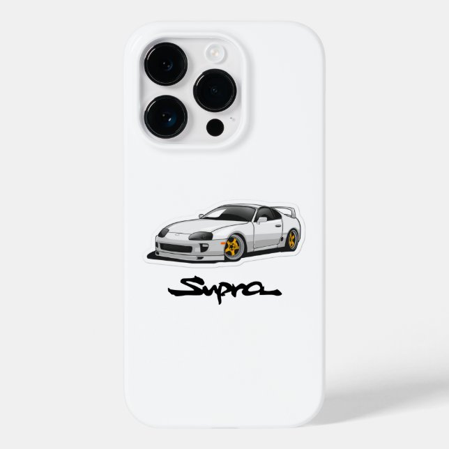 JDM Toyota Supra iPhone 14 Pro Fodral (Baksida)