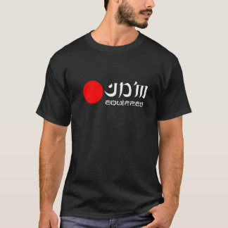 JDM utrustad mörk T-shirt. T-shirt