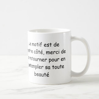 "Je bois la vie en rose" (main gauche) Kaffemugg