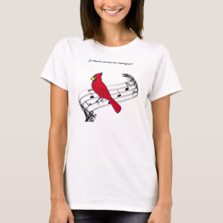 Je chante comme un rossignol ! t shirt