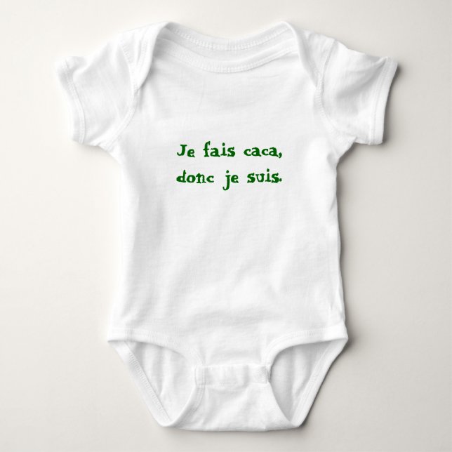 Je faiscaca, doncje suis. tee shirt (Framsida)