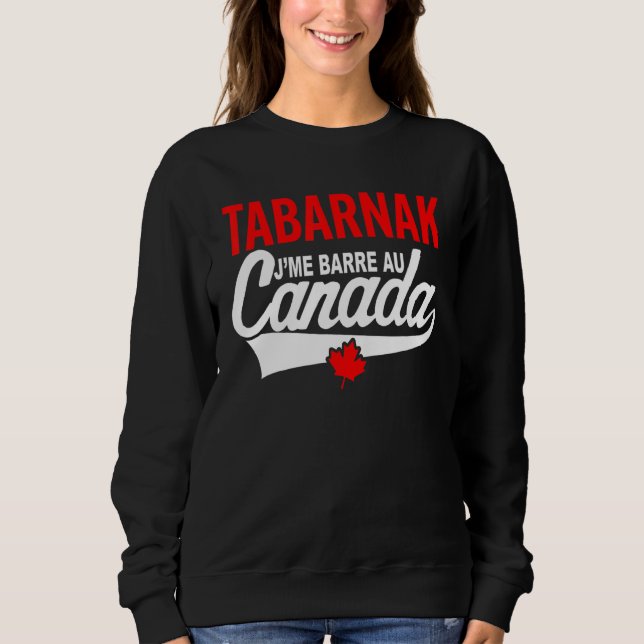Je Me Bar Au Canada Passion Canada Flag Humour T Shirt (Framsida)