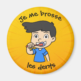 Je me brosse les dents - Routine quotidienne Magnet