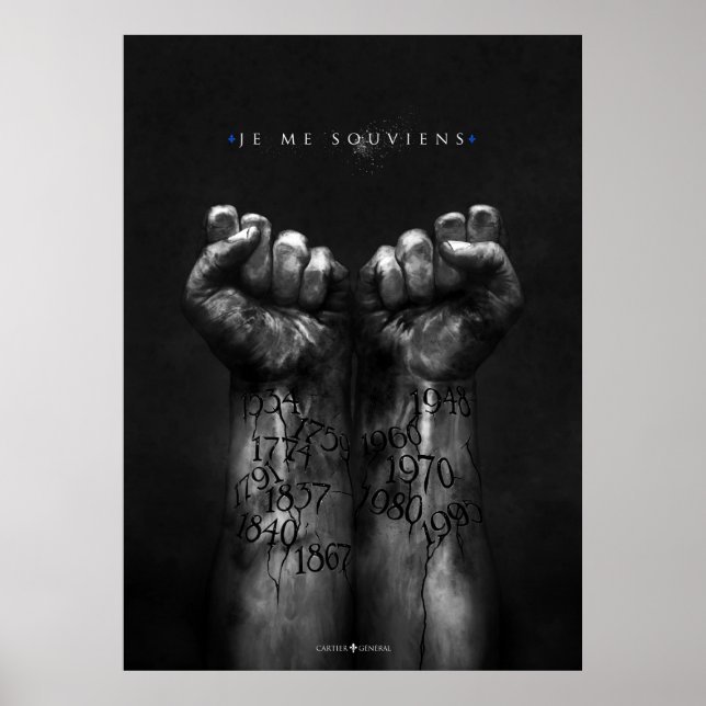 Je me souviens poster (Framsidan)