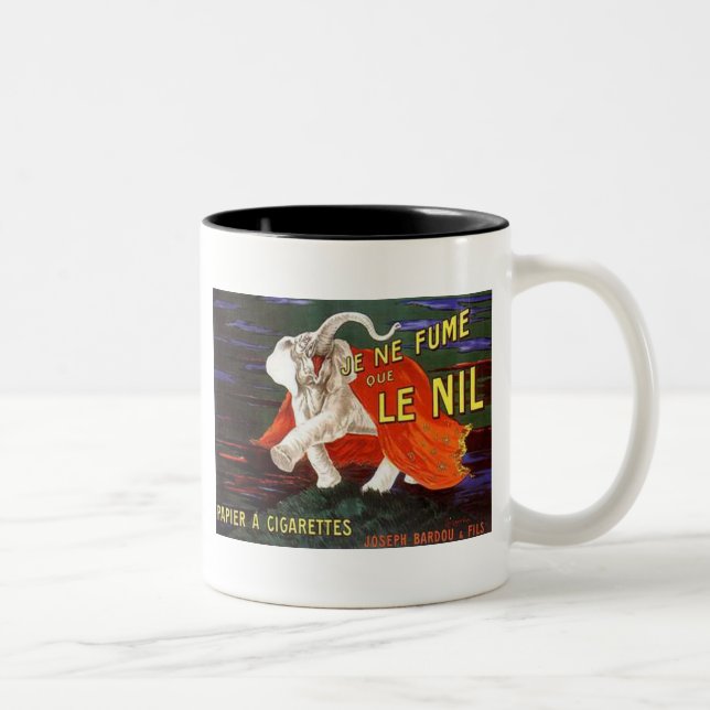 Je Ne Fume Que Le Nil Elephant Ad Två-Tonad Mugg (Höger)