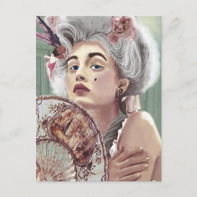 Je Ne Regrette Rien Postcard Vykort (Framsida)