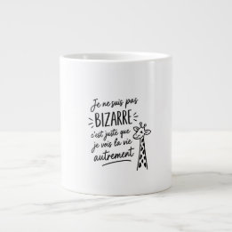 Je ne suis pas bizarre jumbo mugg