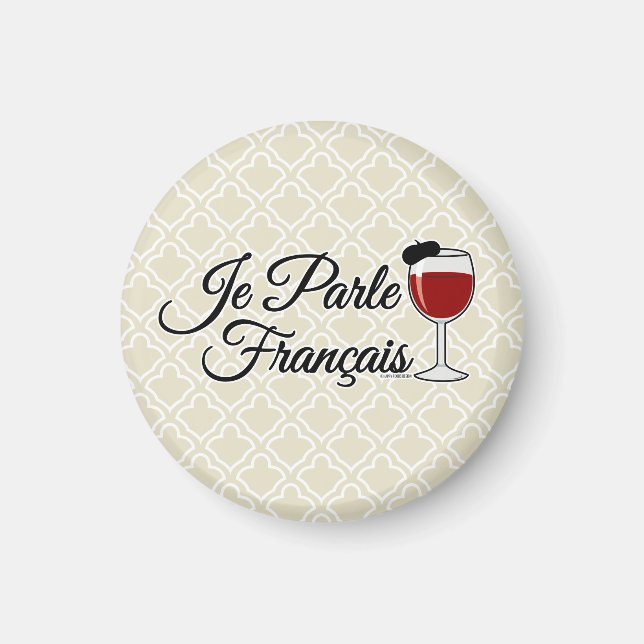 Je Parle Francais talar jag basker för Magnet (Framsidan)
