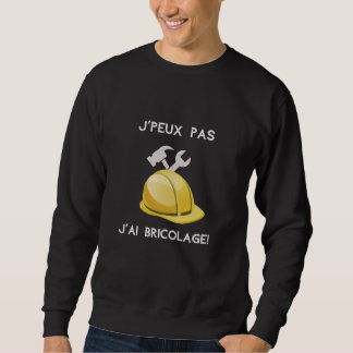 Je peux pas j'ai bricolage lång ärmad tröja