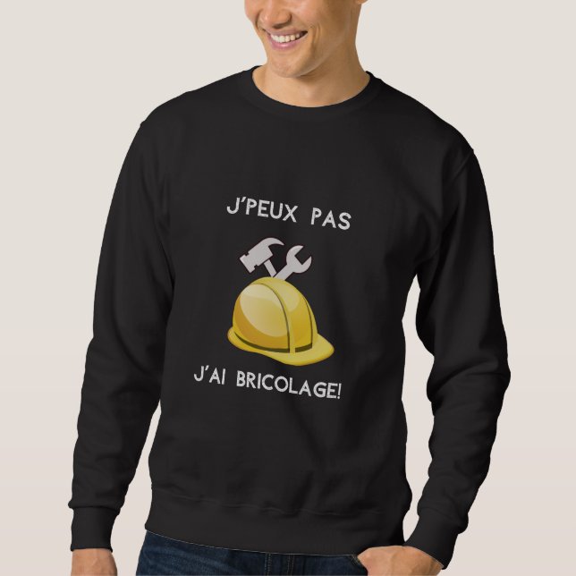 Je peux pas j'ai bricolage lång ärmad tröja (Framsida)