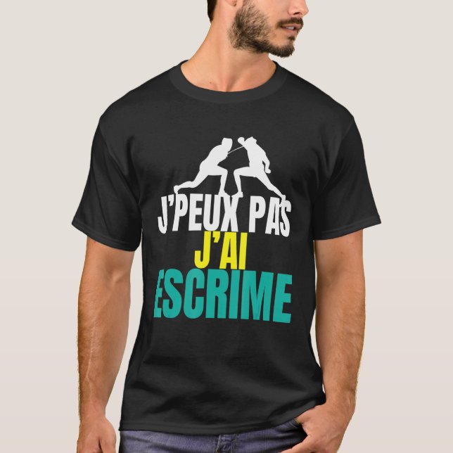 Je peux pas j'ai fcrime Fening T Shirt (Framsida)