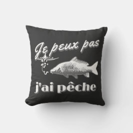 Je peux pas j'ai pêche à la carpe. kudde