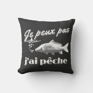 Je peux pas j'ai pêche à la carpe. kudde