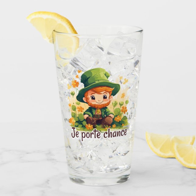 Je porte chance glaskopp (Framsida Ice)