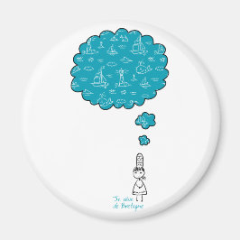 Je reve de Bretagne Magnet