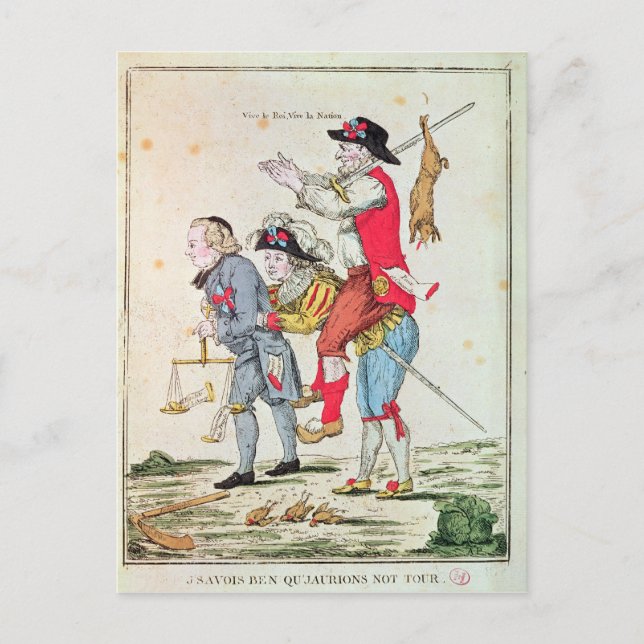 Je Savais Bien Que Nous Aurions Notre Tour' Vykort (Framsida)