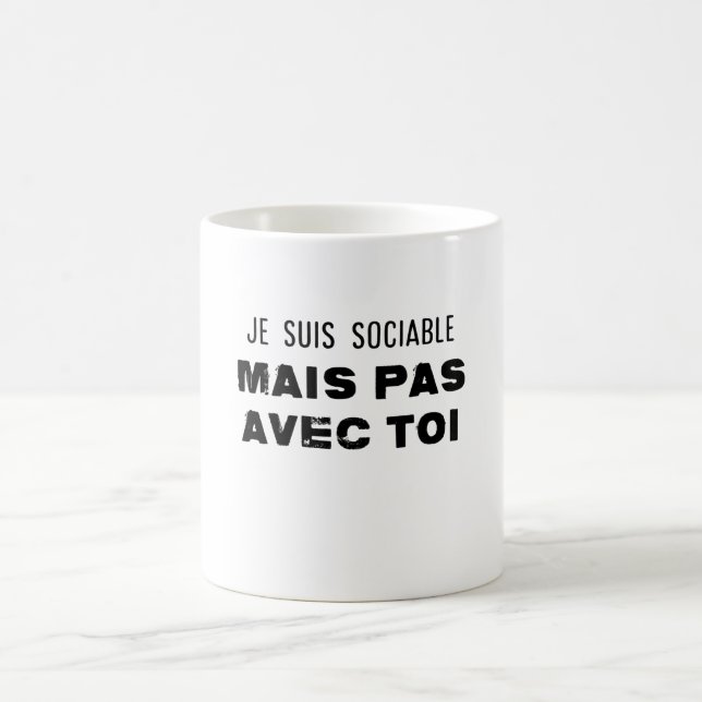 je suable mais pas avec toi kaffemugg (Center)