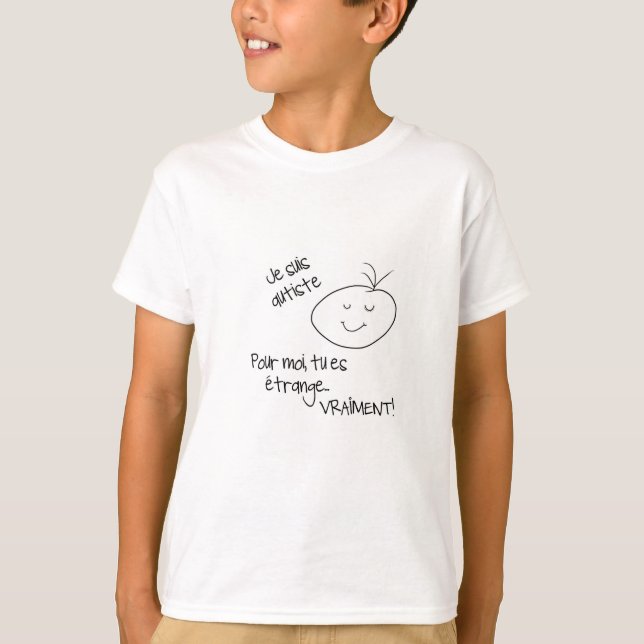 Je suis autiste T-shirt (Framsida)
