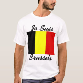 Je Suis Bryssel T-tröja Tee Shirt