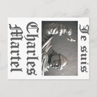 Je Suis Charles Martel (bild) Vykort