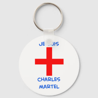 je suis charles martel crusader kor nyckelring