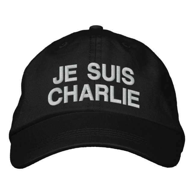 Je Suis Charlie Baseball Cap Broderad Keps (Framsida)