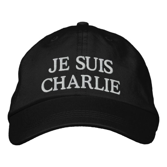 JE SUIS CHARLIE BRODERAD KEPS (Framsida)
