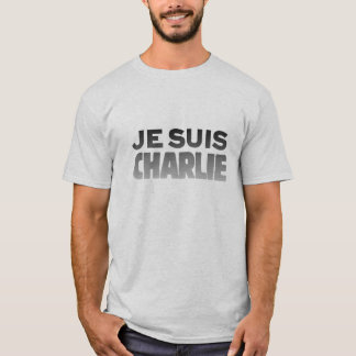 Je Suis Charlie - I-förmiddagCharlie aska T-shirt