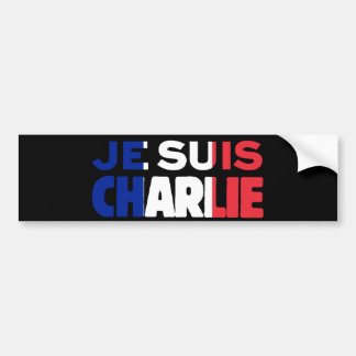 Je Suis Charlie - I-förmiddagCharlie Tri-Färg av Bildekal