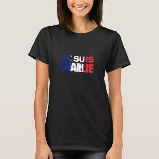 Je Suis Charlie - I-förmiddagCharlie Tri-Färg av T-shirt