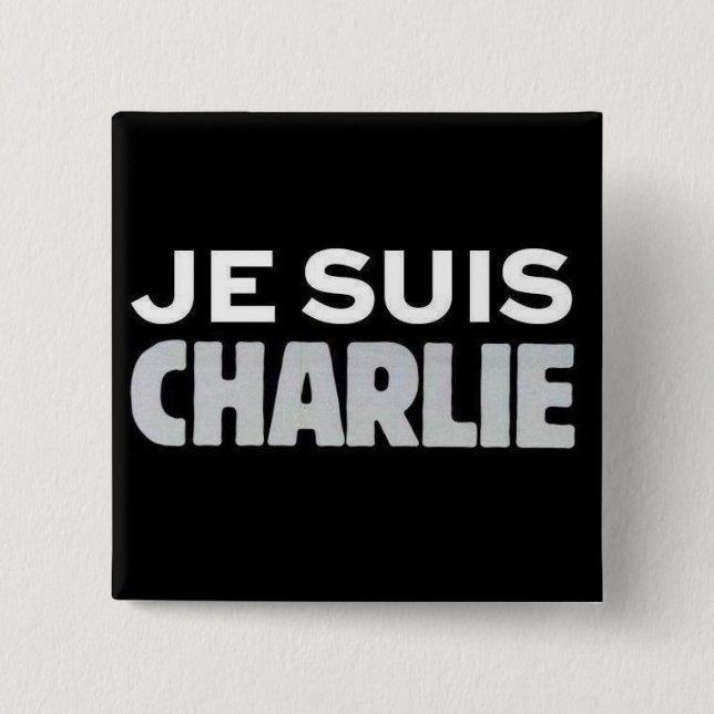 Je Suis Charlie Knapp (Framsida)