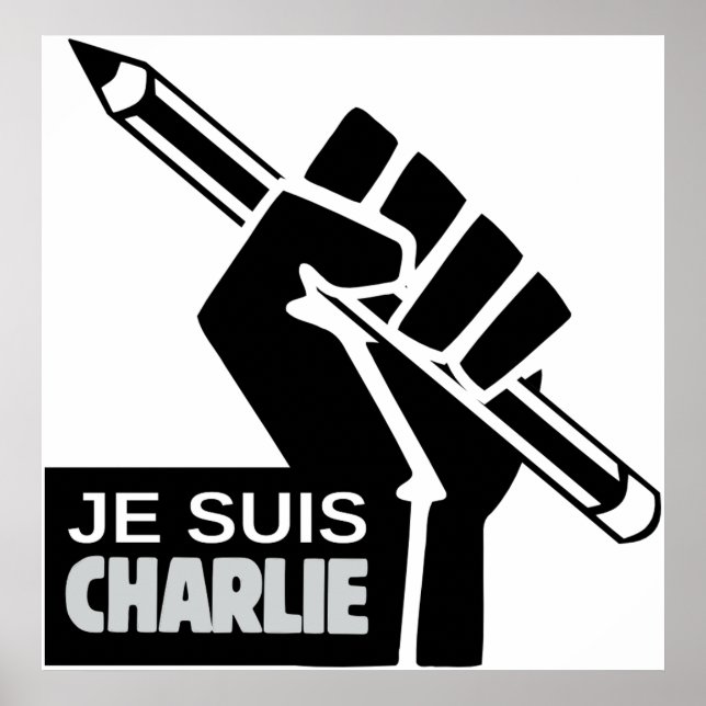 Je suis Charlie Poster (Framsidan)