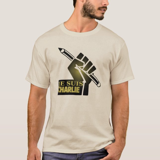 Je Suis Charlie Tee Shirt (Framsida)