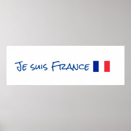Je suis Frankrike Poster