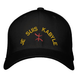 Je Suis Kabyle Broderad Keps