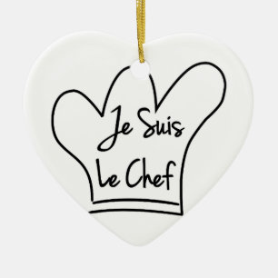 Je Suis Le Chef Julgransprydnad Keramik