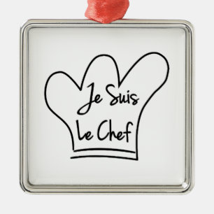 Je Suis Le Chef Julgransprydnad Metall