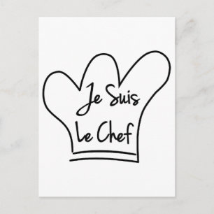 Je Suis Le Chef Vykort