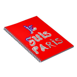 Je Suis Paris Art Print Anteckningsbok