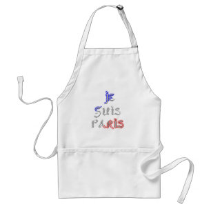 Je Suis Paris Art Print Förkläde