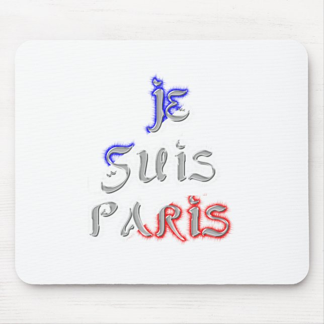 Je Suis Paris Art Print Musmatta (Framsidan)